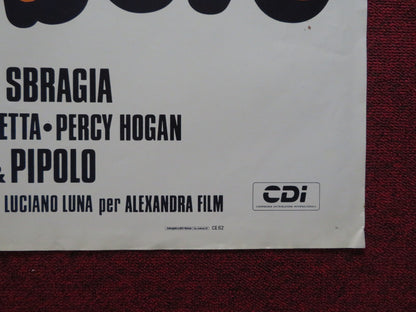 IL BURBERO ITALIAN FOGLIO POSTER ADRIANO CELENTANO DEBRA FEUER 1986