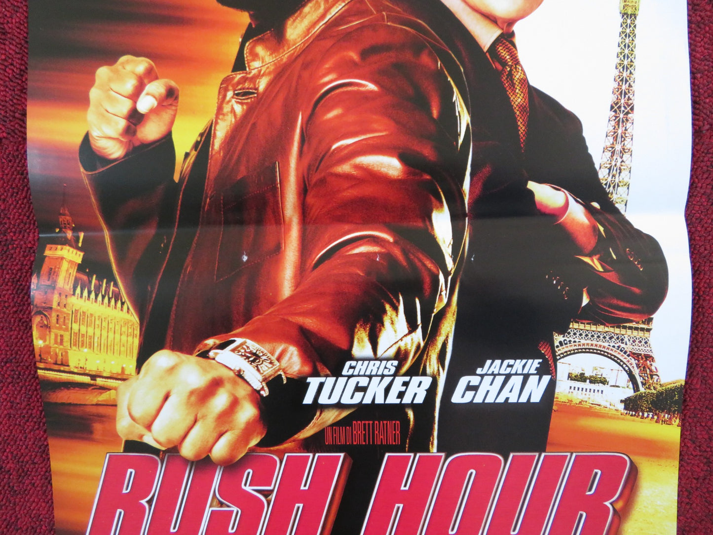 RUSH HOUR ITALIAN LOCANDINA POSTER JACKIE CHAN CHRIS TUCKER 1998