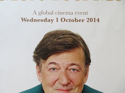 STEPHEN FRY LIVE!: MORE FOOL ME UK QUAD (30"x 40") ROLLED POSTER 2014