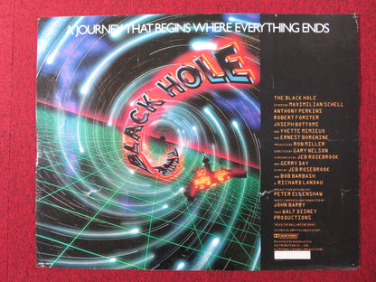 THE BLACK HOLE US HALF SHEET (22"x 28") POSTER MAXIMILIAN SCHELL A. PERKINS 1979