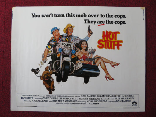 HOT STUFF US HALF SHEET (22"x 28") POSTER OSSIE DAVIS LUIS AVALOS 1979