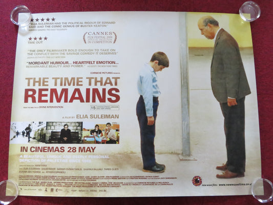 THE TIME THAT REMAINS UK QUAD (30"x 40") ROLLED POSTER MENASHE ROY ELIA SULEIMAN