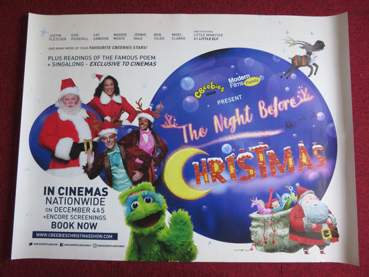 THE NIGHT BEFORE CHRISTMAS UK QUAD (30"x 40") ROLLED POSTER CBEEBEIS 2021