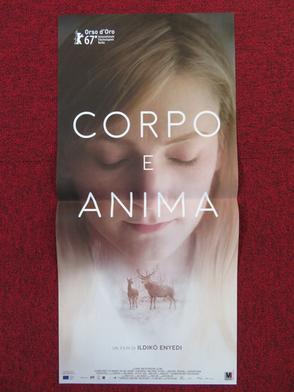 CORPO E ANIMA ITALIAN LOCANDINA POSTER ALEXANDRA BORBELY GEZA MORCSANYI 2017