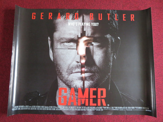 GAMER UK QUAD (30"x 40") ROLLED POSTER GERARD BUTLER  2009