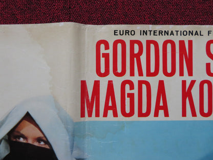 SEGRETISSIMO ITALIAN FOGLIO POSTER GORDON SCOTT MAGDA KONOPKA 1967