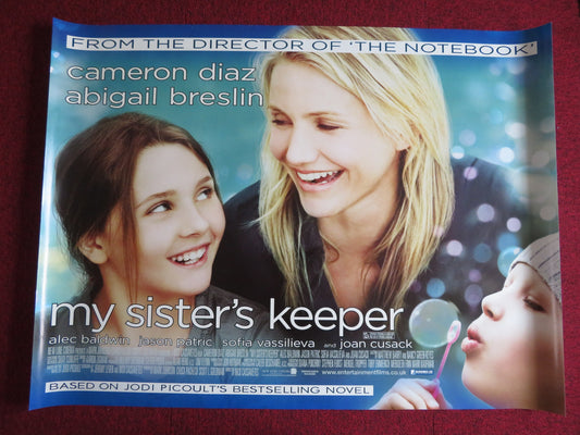 MY SISTER'S KEEPER UK QUAD (30"x 40") ROLLED POSTER CAMERON DIAZ JODI PICOULT