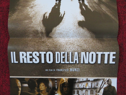 IL RESTO DELLA NOTTE ITALIAN LOCANDINA POSTER SANDRA CECCARELLI A. RECOING 2008