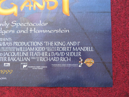 THE KING AND I US ONE SHEET ROLLED POSTER MIRANDA RICHARDSON 1999