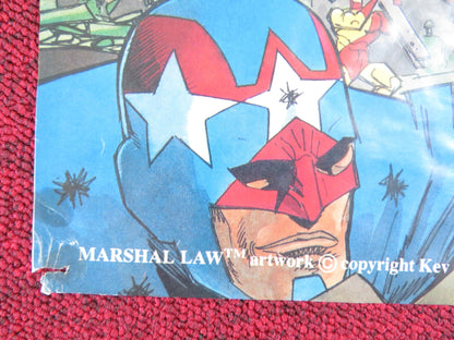 MARSHAL LAW - STRIP COMIC POSTER DC COMICS   KEVIN O'NEILL 1988