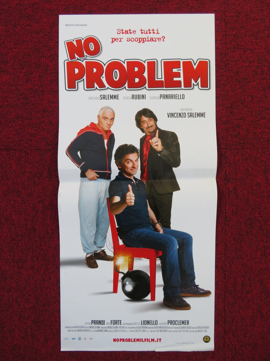 NO PROBLEM ITALIAN LOCANDINA POSTER VINCENZO SALEMME SERGIO RUBINI 2008