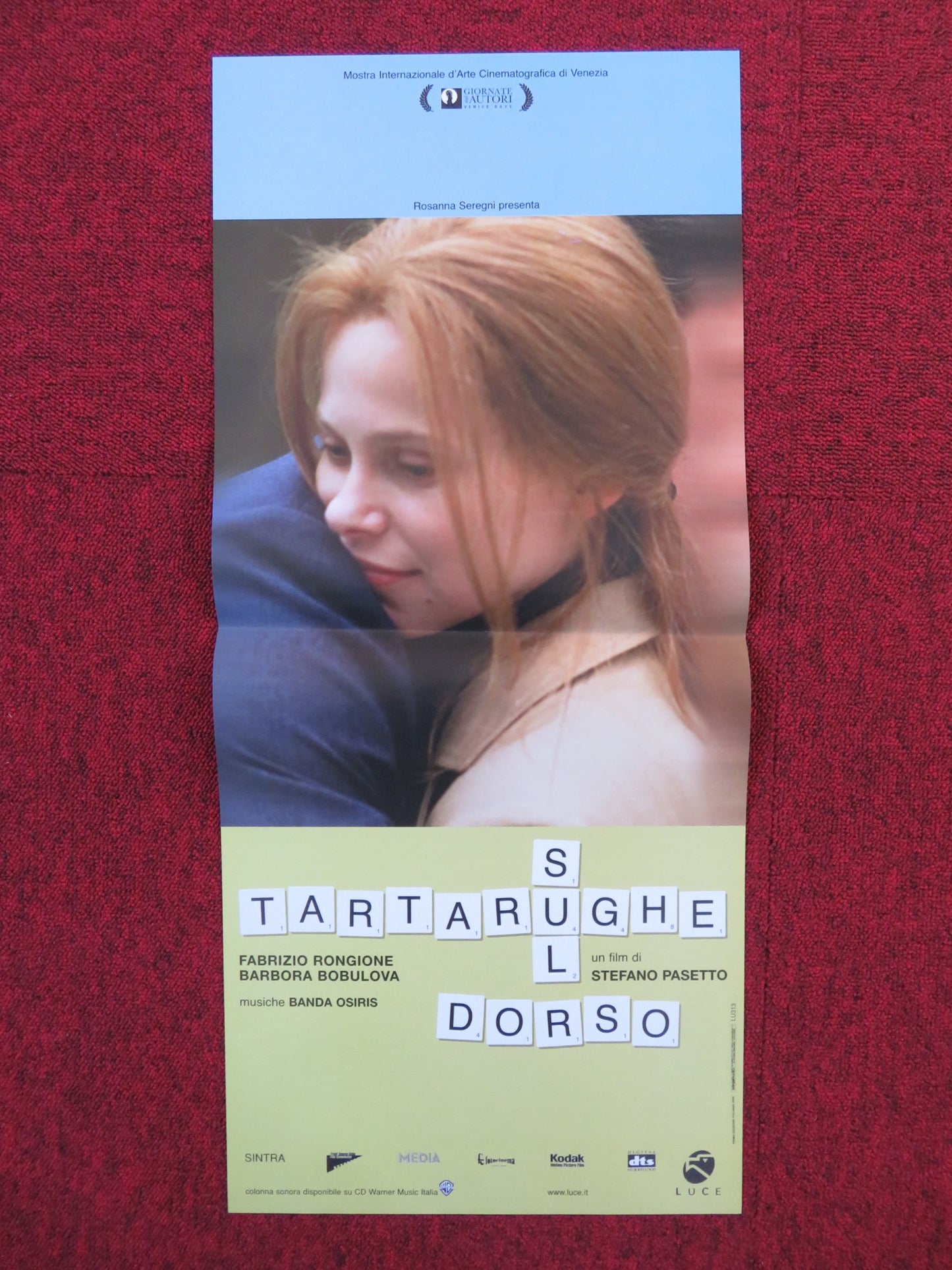 TARTARUGHE SUL DORSO ITALIAN LOCANDINA POSTER LORENZO ACQUAVIVA 2004