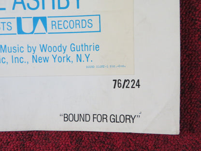 BOUND FOR GLORY FOLDED US ONE SHEET POSTER DAVID CARRADINE RONNY COX 1976