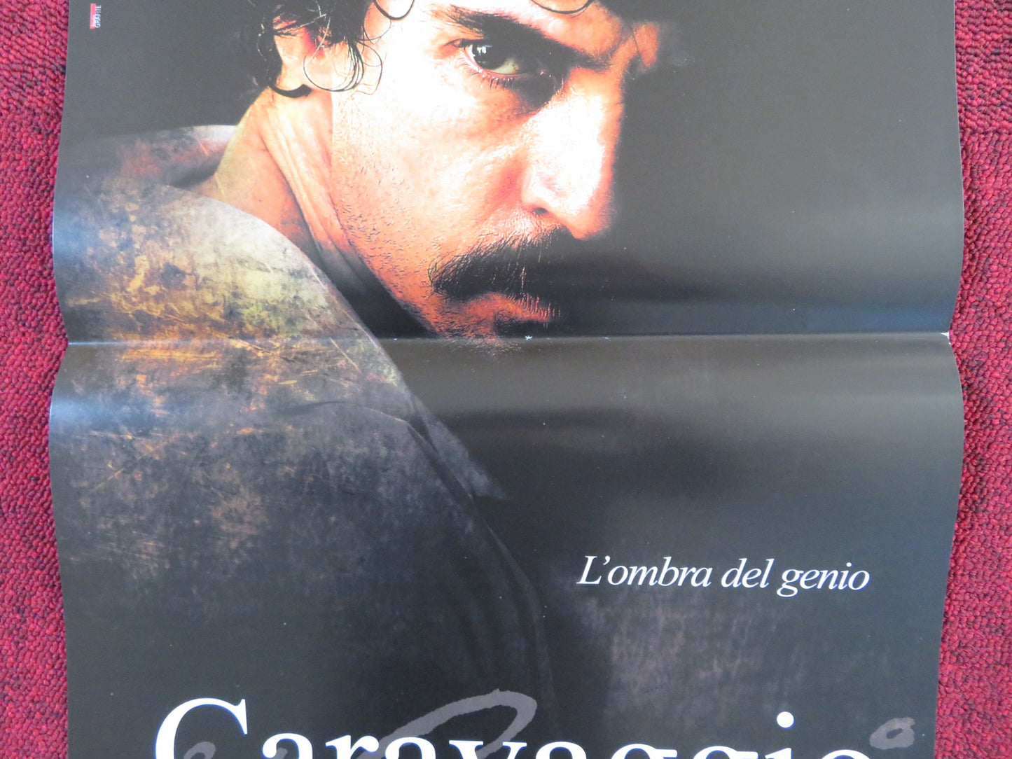 CARAVAGGIO ITALIAN LOCANDINA POSTER ALESSIO BONI JORDI MOLLA 2007