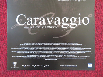 CARAVAGGIO ITALIAN LOCANDINA POSTER ALESSIO BONI JORDI MOLLA 2007