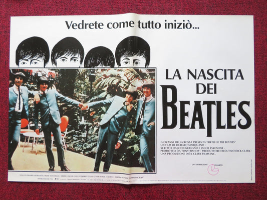 BIRTH OF THE BEATLES - A ITALIAN FOTOBUSTA POSTER STEPHEN MACKENNA ALTMAN 1981