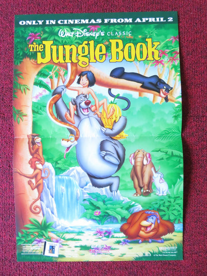 THE JUNGLE BOOK VHS VIDEO POSTER DISNEY