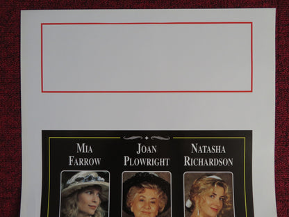 WIDOW'S PEAK ITALIAN LOCANDINA POSTER MIA FARROW JOAN PLOWRIGHT 1994