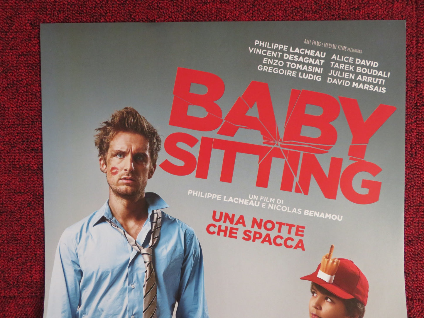 BABYSITTING ITALIAN LOCANDINA POSTER PHILIPPE LACHEAU NICOLAS BENAMOU 2014