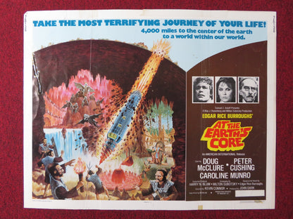 AT THE EARTH'S CORE US HALF SHEET (22"x 28") POSTER DOUG MCCLURE CUSHING 1976