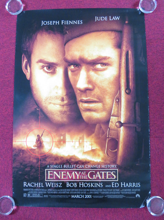 ENEMY AT THE GATES US ONE SHEET ROLLED POSTER JUDE LAW JOSEPH FIENNES 2001