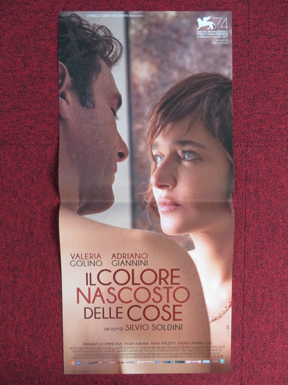 IL COLORE NASCOSTO DELLE COSE ITALIAN LOCANDINA POSTER VALERIA GOLINO 2017