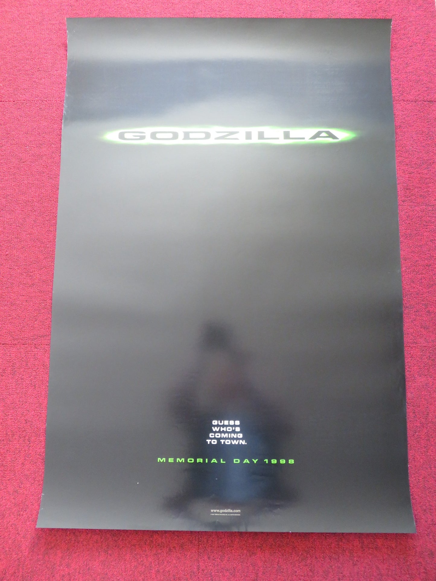 GODZILLA US ONE SHEET ROLLED POSTER MATTHEW BRODERICK JEAN RENO 1998