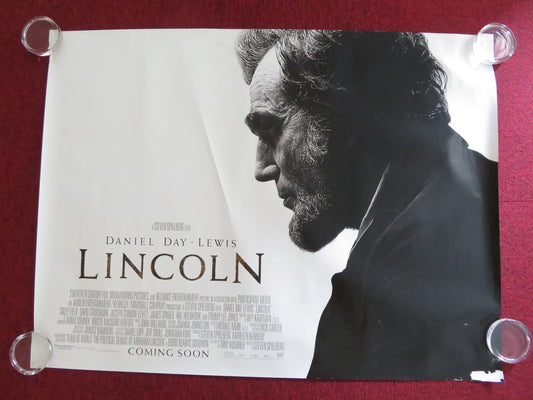 LINCOLN UK QUAD (30"x 40") ROLLED POSTER SPIELBERG DANIEL DAY-LEWIS 2012