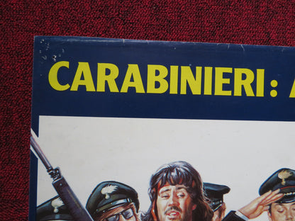 CARABINIERI SI NASCE ITALIAN FOGLIO POSTER SANDRO GHIANI DIEGO CAPPUCCIO 1985