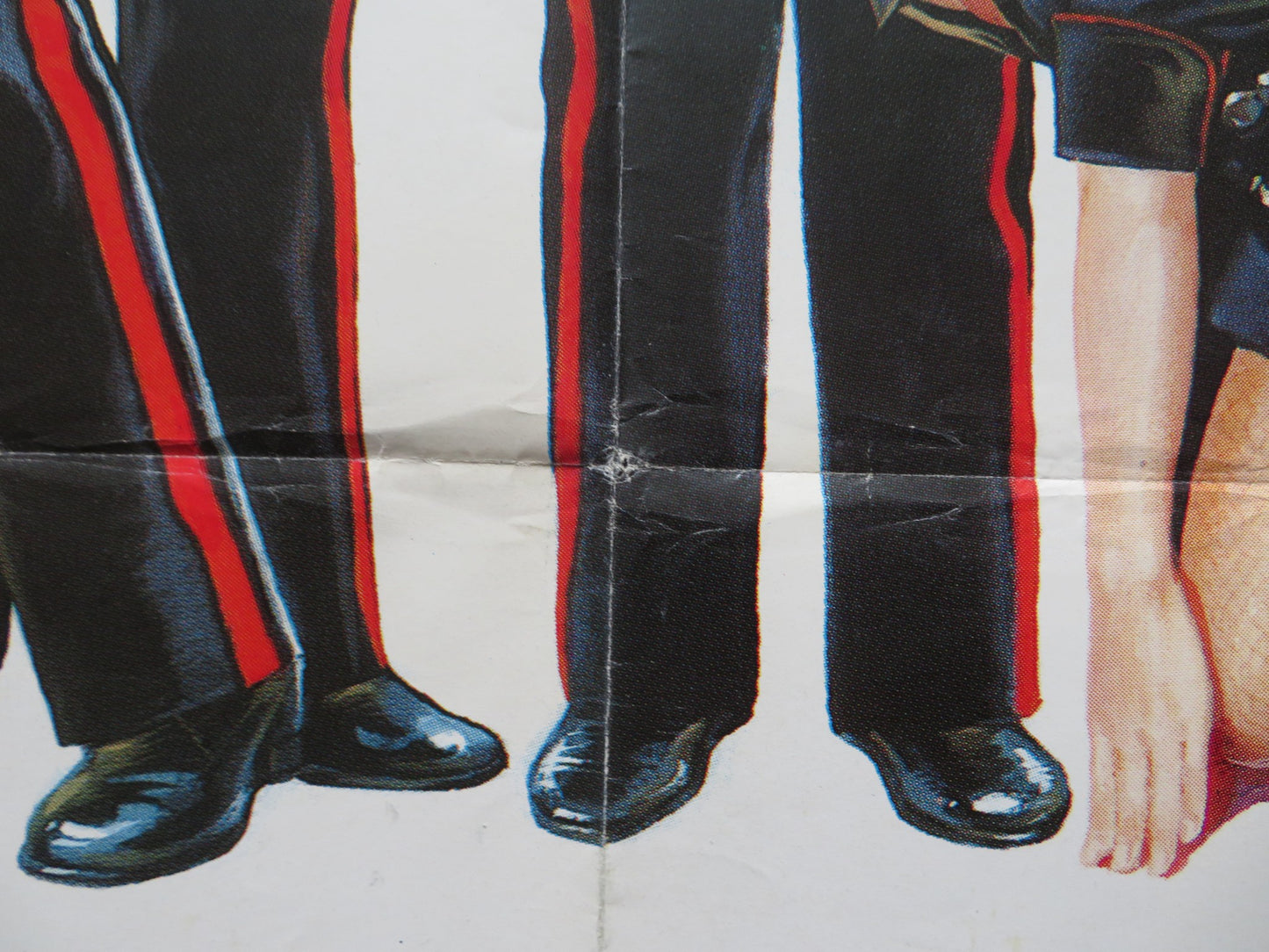 CARABINIERI SI NASCE ITALIAN FOGLIO POSTER SANDRO GHIANI DIEGO CAPPUCCIO 1985