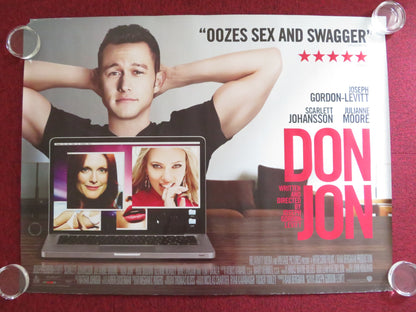 DON JON UK QUAD (30"x 40") ROLLED POSTER JOSEPH GORDON-LEVITT S. JOHANSSON 2013