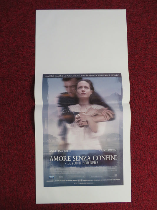 BEYOND BORDERS ITALIAN LOCANDINA POSTER ANGELINA JOLIE CLIVE OWEN 2003