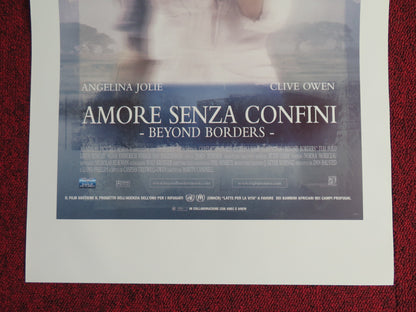 BEYOND BORDERS ITALIAN LOCANDINA POSTER ANGELINA JOLIE CLIVE OWEN 2003