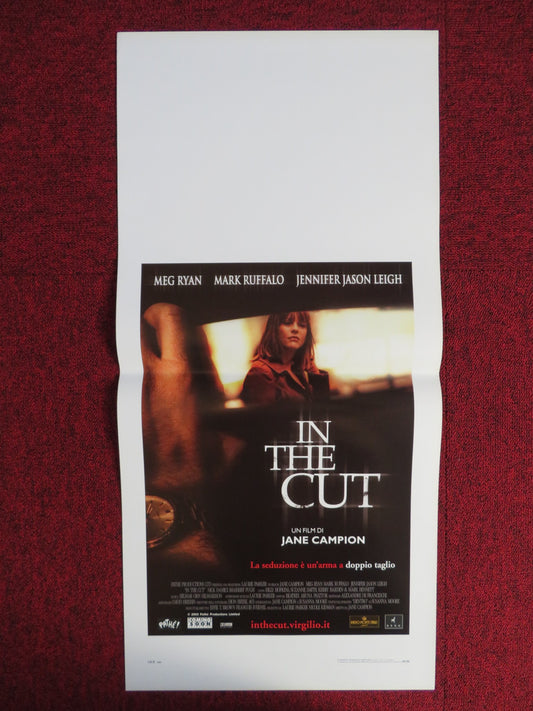 IN THE CUT ITALIAN LOCANDINA POSTER MEG RYAN MARK RUFFALO 2003