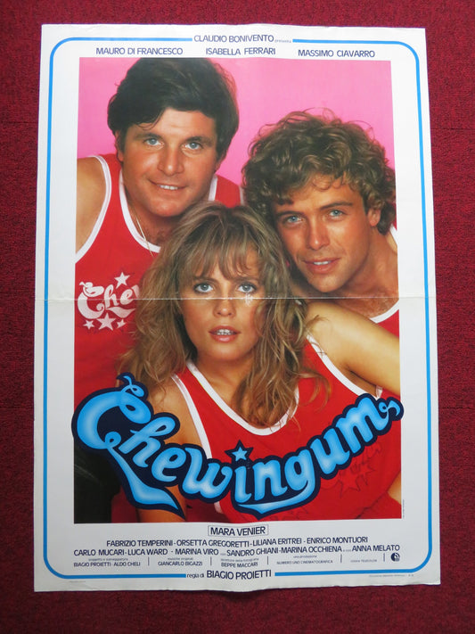 CHEWINGUM ITALIAN FOGLIO POSTER MAURO DI FRANCESCO ISABELLA FERRARI 1984