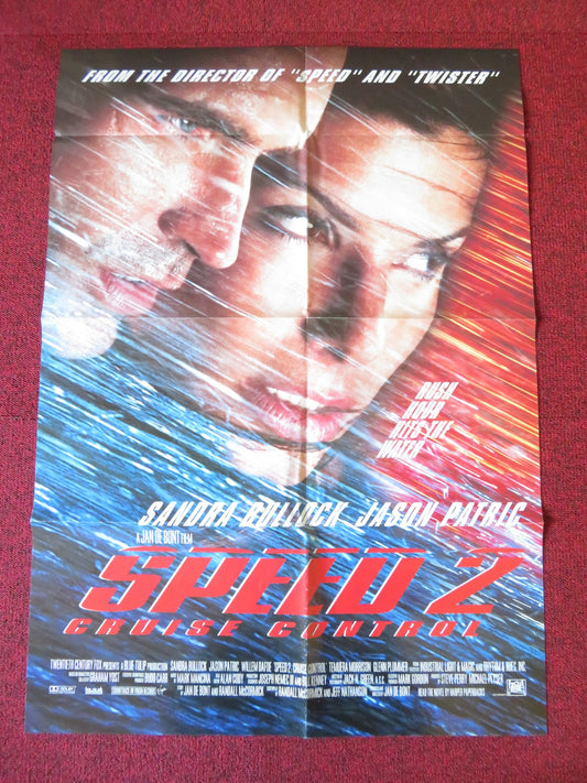 SPEED 2 / THE LOST WORLD JURRASIC PARK POSTER SANDRA BULLOCK JEFF GOLDBLUM 1997