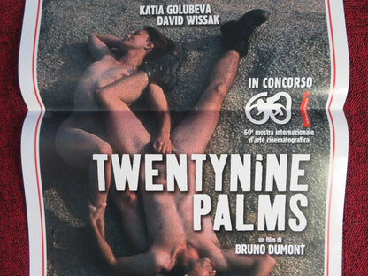 TWENTYNINE PALMS ITALIAN LOCANDINA POSTER KATIA GOLUBEVA DAVID WISSAK 2003