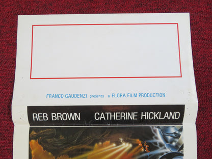 ROBOWAR ITALIAN LOCANDINA POSTER REB BROWN CATHRINE HICKLAND 1988