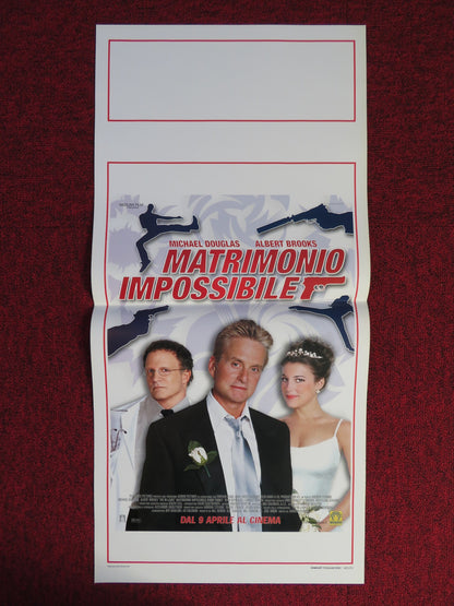 THE IN-LAWS ITALIAN LOCANDINA POSTER MICHAEL DOUGLAS ALBERT BROOKS 2003