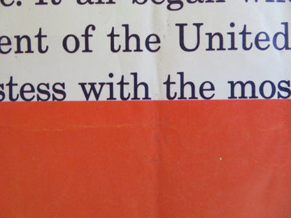 KISSES FOR MY PRESIDENT US HALF SHEET (22"x 28") POSTER FRED MACMURRAY 1964