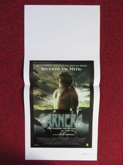 CARNERA: THE WALKING MOUNTAIN ITALIAN LOCANDINA POSTER ANDREA LAIA A. VALLE 2008