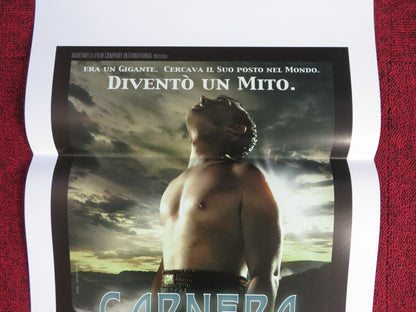 CARNERA: THE WALKING MOUNTAIN ITALIAN LOCANDINA POSTER ANDREA LAIA A. VALLE 2008