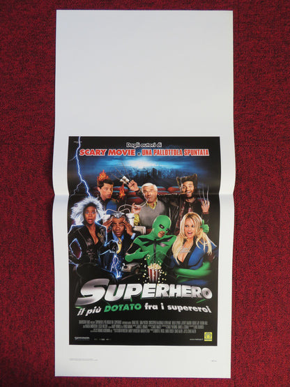 SUPERHERO MOVIE ITALIAN LOCANDINA POSTER LESLIE NIELSEN KEVIN HART 2008