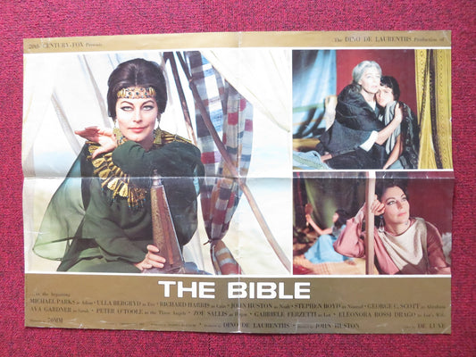 THE BIBLE ITALIAN FOTOBUSTA POSTER MICHAEL PARKS ULLA BERGRYD 1966