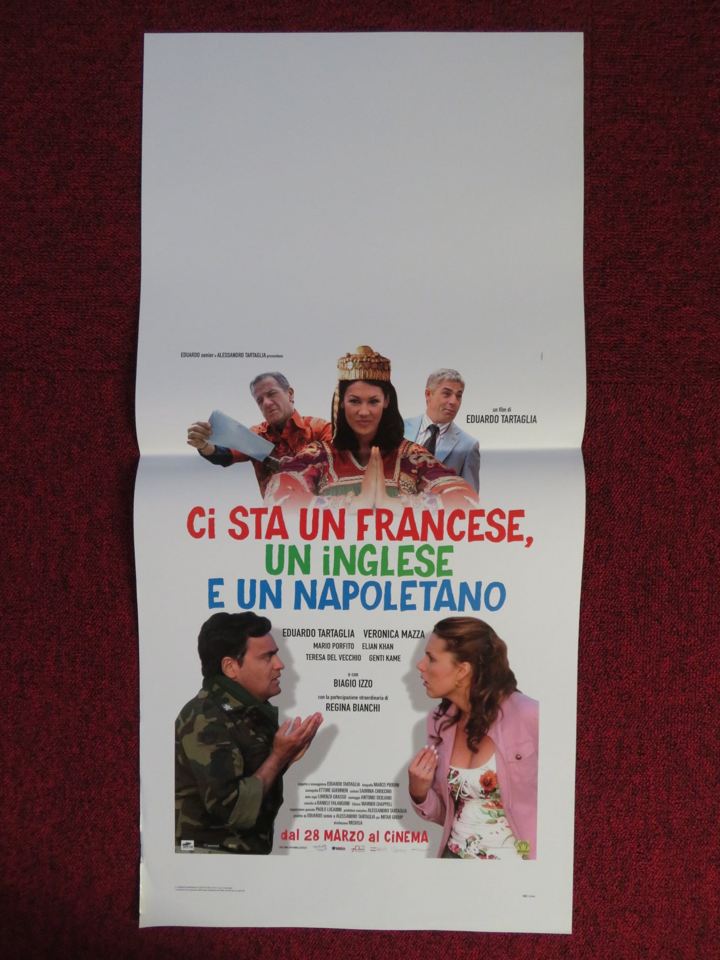 CI STA UN FRANCESE, UN INGLESE E UN NAPOLETANO ITALIAN LOCANDINA POSTER 2008