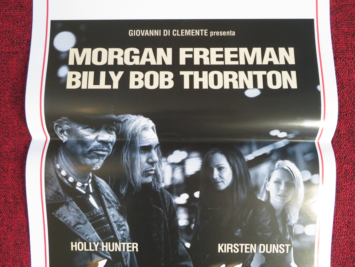 LEVITY ITALIAN LOCANDINA POSTER MORGAN FREEMAN BILLY BOB THORNTON 2003