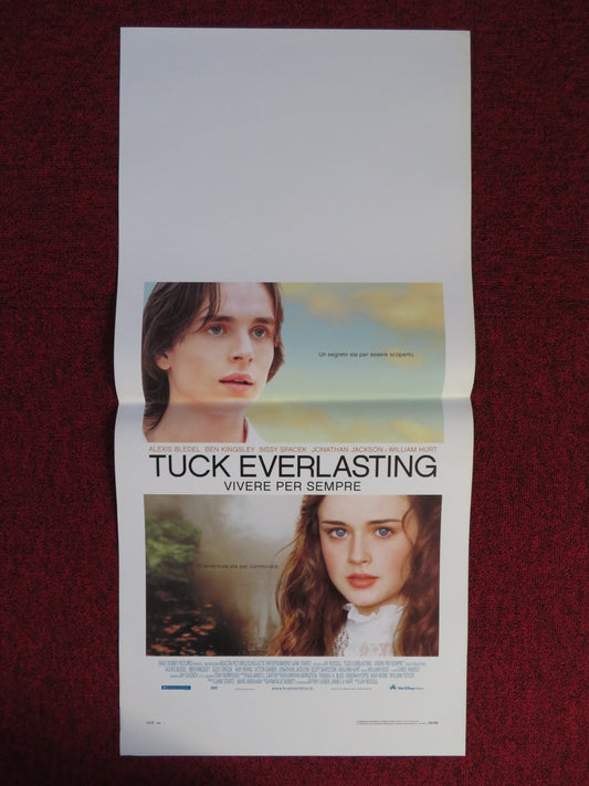 TUCK EVERLASTING ITALIAN LOCANDINA POSTER WILLIAM HURT ALEXIS BLEDEL 2002