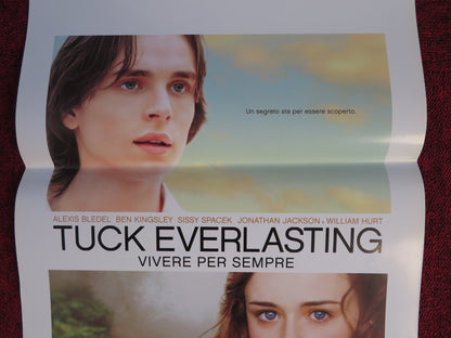 TUCK EVERLASTING ITALIAN LOCANDINA POSTER WILLIAM HURT ALEXIS BLEDEL 2002