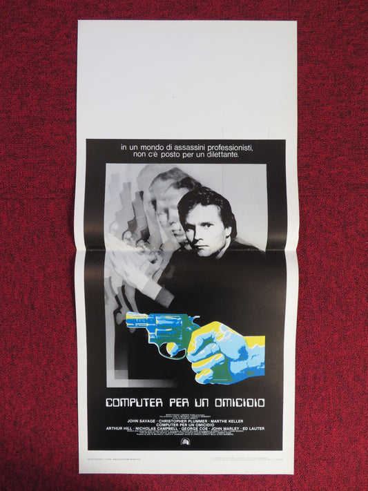 COMPUTER PER UN OMICIOIO ITALIAN LOCANDINA POSTER JOHN SAVAGE C. PLUMMER 1981