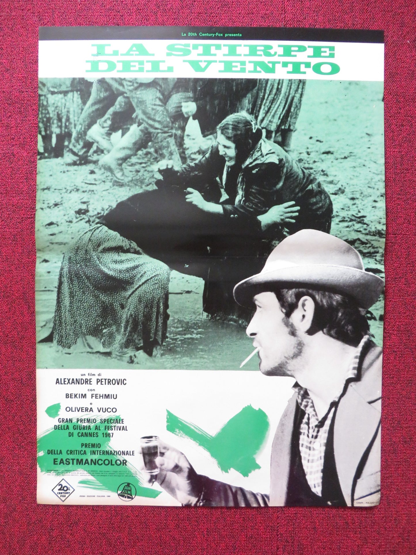 I EVEN MET HAPPY GYPSIES - D ITALIAN FOTOBUSTA POSTER BEKIM FEHMIU KATARINA 1968